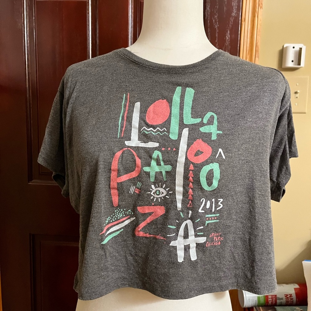 Vintage 2013 Lollapalooza Crop Top